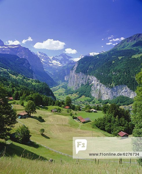 Europa Westalpen Berner Oberland Schweiz Schweizer Alpen