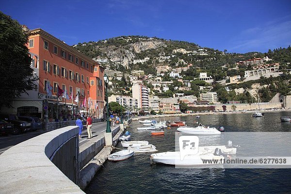 Harbor  Villefranche sur Mer  Alpes Maritimes  Cote d'Azur  French Riviera  Provence  France  Europe