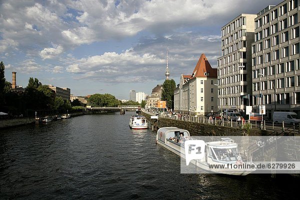 River Spree near Museumsinsel  Berlin  Germany  Europe