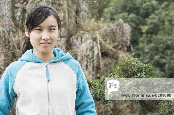 Portrait  Frau  chinesisch  jung  China  Anhui  Asien