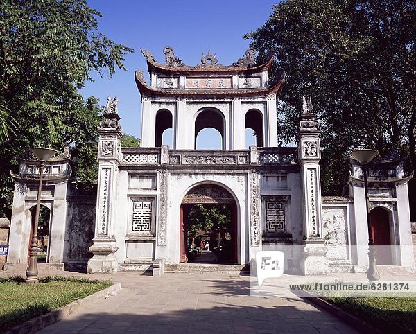 Literaturtempel  Hanoi  Vietnam  Indochina  Südostasien  Asien