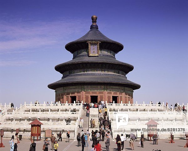 Halle  ernten  gute Nachricht  gute Nachrichten  Peking  Hauptstadt  China  UNESCO-Welterbe  Asien  Gebet
