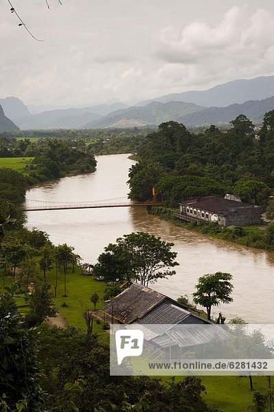 Fluss Höhle Südostasien Vietnam Asien Laos Vang Vieng