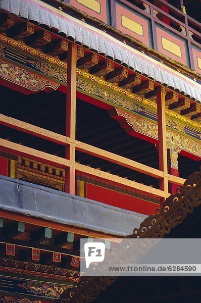 Detail  Details  Ausschnitt  Ausschnitte  China  UNESCO-Welterbe  Asien  Lhasa  Potala Palast  Tibet