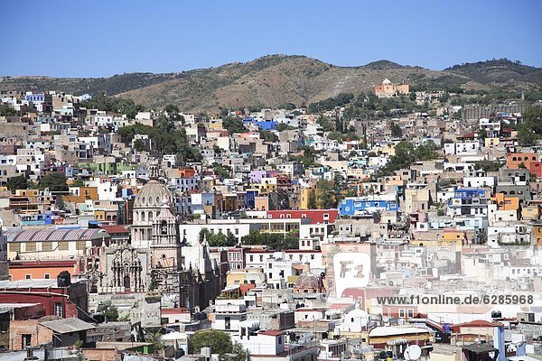 Nordamerika  Mexiko  Draufsicht  UNESCO-Welterbe  Guanajuato