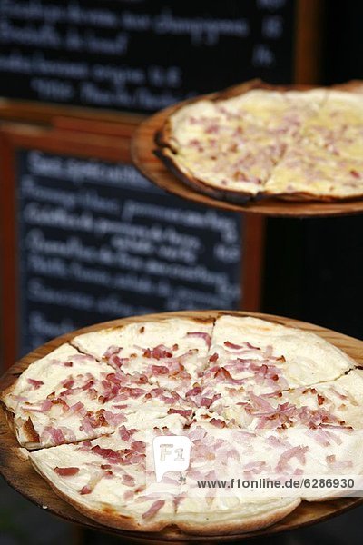 Torte  Frankreich  Europa  Tradition  Pizza  Elsass  Straßburg