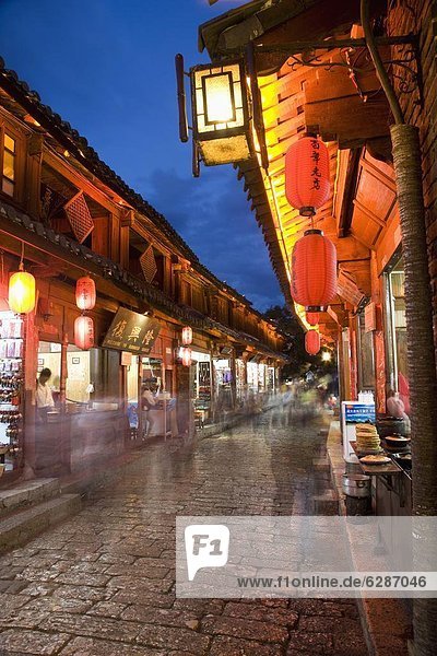 The Old Town  Lijiang  UNESCO World Heritage Site  Yunnan Province  China  Asia
