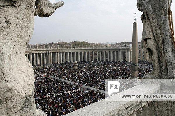 Rom Hauptstadt Europa Latium Italien Vatikan Petersdom