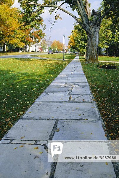 Manchester  Vermont  known for it's marble sidewalks  one of Americas oldest resorts