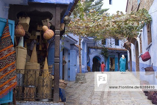 Chefchaouen  near the Rif Mountains  Morocco  North Africa  Africa