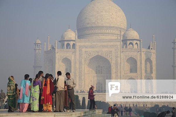 Taj Mahal  UNESCO World Heritage Site  Agra  Uttar Pradesh  India  Asia