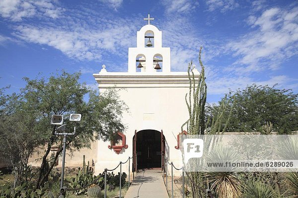 Chapel  San Xavier del Bac Mission  Tucson  Arizona  United States of America  North America
