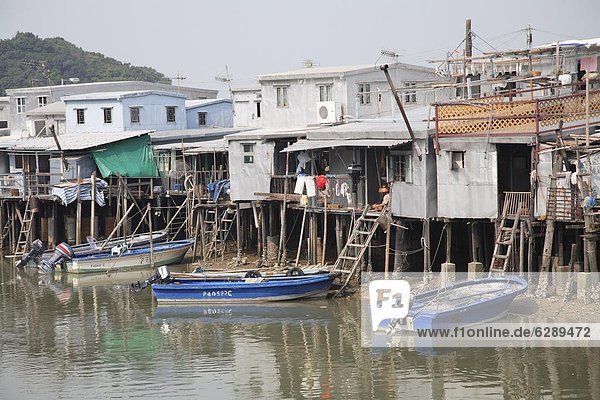 Stilt Houses  Tai O Fishing Village  Lantau Island  Hong Kong  China  Asia