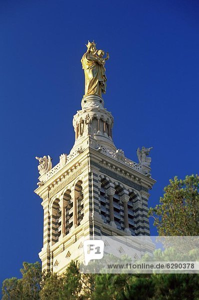 Frankreich Europa Basilika Glocke Marseille