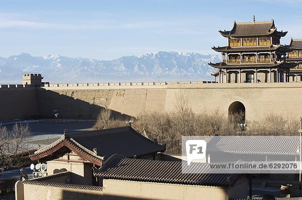 Korridor  Korridore  Flur  Flure  Berg  flirten  Festung  China  Asien