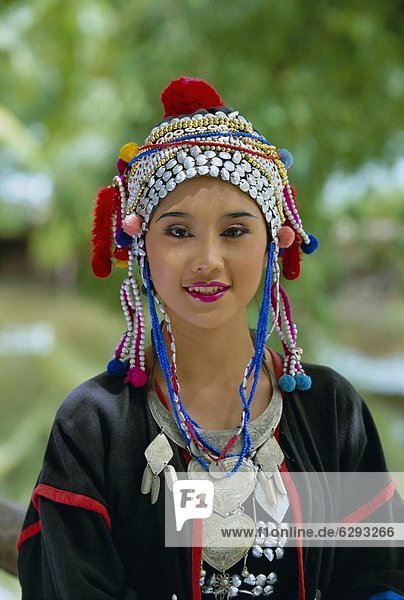 Portrait  Frau  Tradition  Hügel  Kleidung  Asien  Volksstamm  Stamm