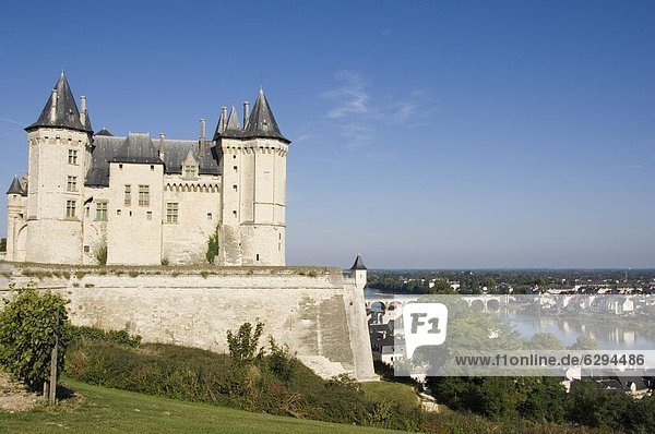 Frankreich Europa Großstadt Ignoranz Fluss Palast Schloß Schlösser Loire Pays de la Loire