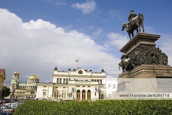 Sofia  Hauptstadt  Europa  Statue  zusammenbauen  Bulgarien