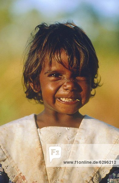 Young aborigine girl  Australia