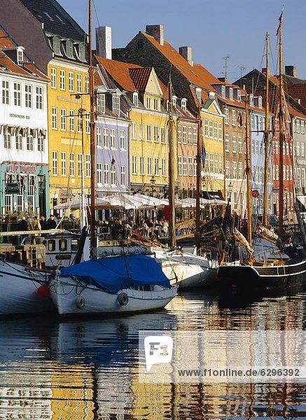 Europa Dänemark Kopenhagen Hauptstadt Nyhavn