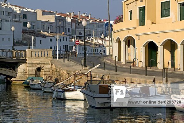 Hafen  Europa  Menorca  Balearen  Balearische Inseln  Spanien