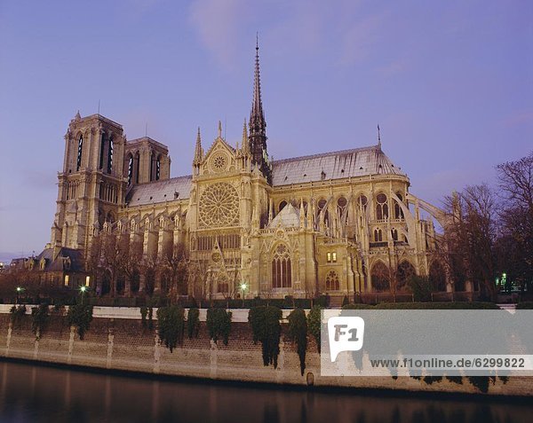 Paris  Hauptstadt  Frankreich  Europa  Fluss  Kathedrale  Seine