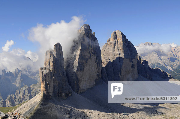 Drei Zinnen  Dolomiten  Südtirol  Italien