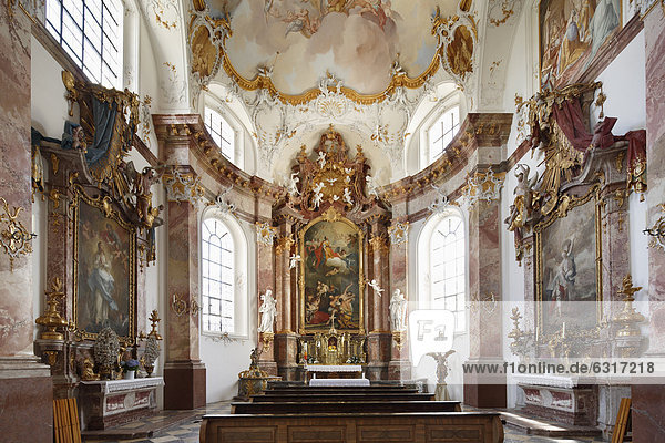 Anastasiakapelle  Anastasia-Kapelle  Kloster Benediktbeuern  Oberbayern  Bayern  Deutschland  Europa