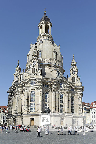 Frauenkirche  Dresden  Elbflorenz  Sachsen  Deutschland  Europa