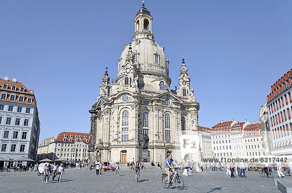 Frauenkirche  Dresden  Elbflorenz  Sachsen  Deutschland  Europa