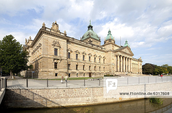 Bundesverwaltungsgericht  ehemaliges Reichsgerichtsgebäude  Leipzig  Sachsen  Deutschland  Europa  ÖffentlicherGrund