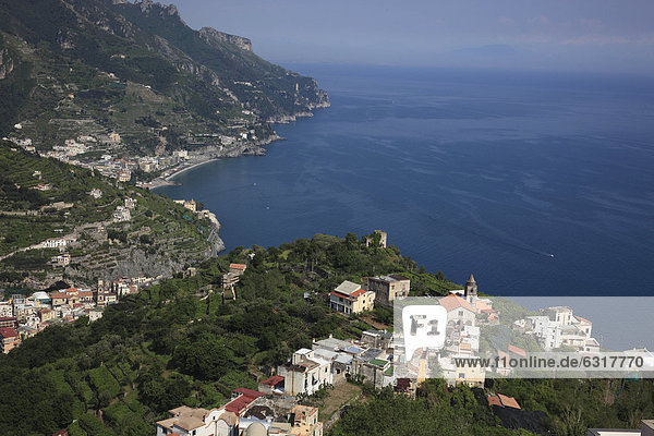 Rafello am Golf von Amalfi  Amalfiküste  Kampanien  Italien  Europa