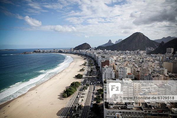 Copacabana Beach  Rio de Janeiro  Brazil