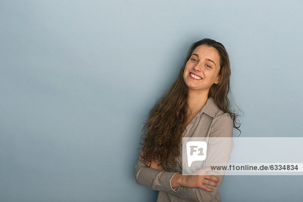 Smiling young woman  portrait