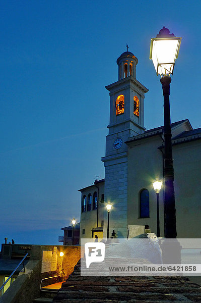 Italy  Liguria  Genoa  Boccadasse church