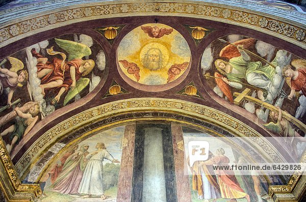 Italien  Lombardei  Mailand  Kirche San Maurizio  Fresko Detail
