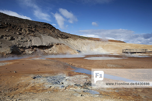 Thermalgebiet Krysuvik  Reykjanes-Halbinsel  Südisland  Island  Europa