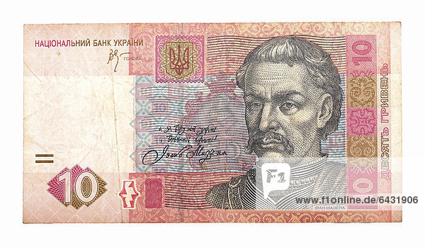 10 Ukrainian hryvnia