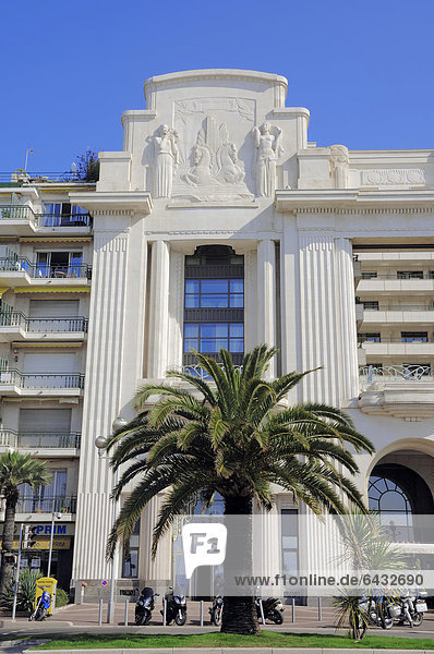 Hotel Palais de la Mediterranee  Nizza  Alpes-Maritimes  Provence-Alpes-Cote d'Azur  Südfrankreich  Frankreich  Europa  ÖffentlicherGrund