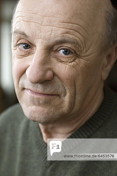 Portrait of a senior man  close-up