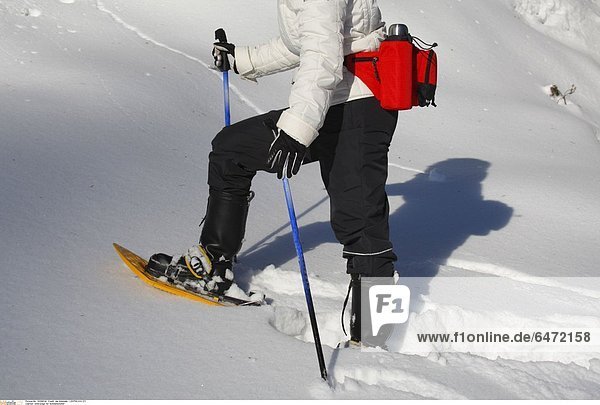 Unterwegs mit Schneeschuhen