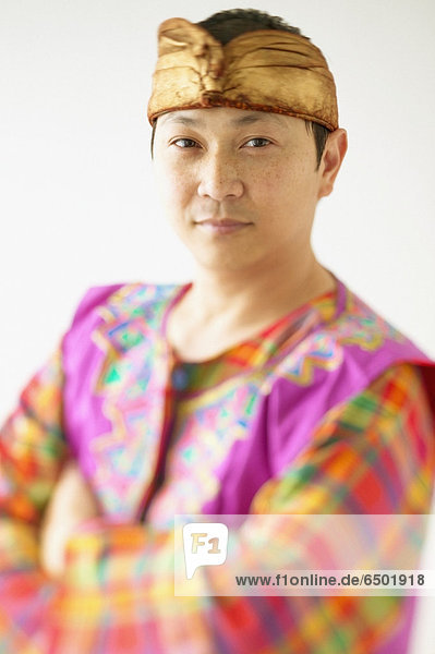 Portrait Mann Tradition Kleidung