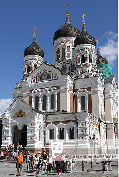 Mandatory Credit: Photo by Paul Brown / Rex Features ( 1216255h ) Domes of the Alexander Nevsky Cathedral in Tallinn Estonia Tallinn Estonia - Aug 2010