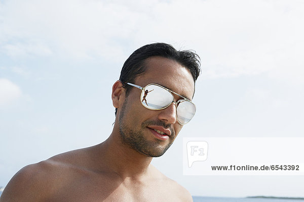 Mann  Südamerika  Kleidung  Sonnenbrille