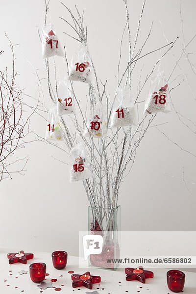 Feature white and red Christmas