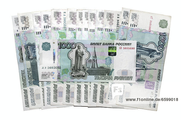 1000 Russische Rubel Neue Banknote