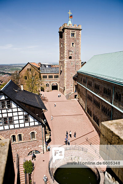 Wartburg  UNESCO Weltkulturerbe  Thüringen  Deutschland  Europa