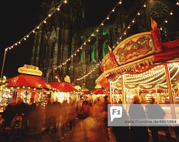Kathedrale  Weihnachten  Köln  Markt