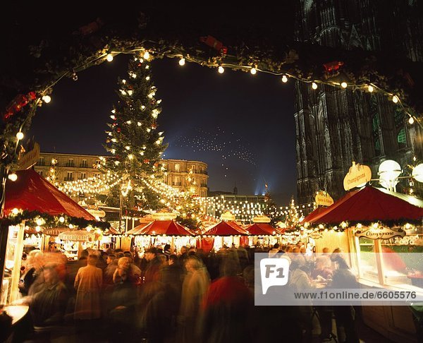 Cologne Cathedral And Christmas Market