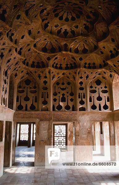 Ornate Ceiling Decoration  Ali Qapu Palace